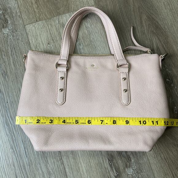 Kate Spade New York Satchel Handbag Pink Pebbled Leather - Picture 11 of 14